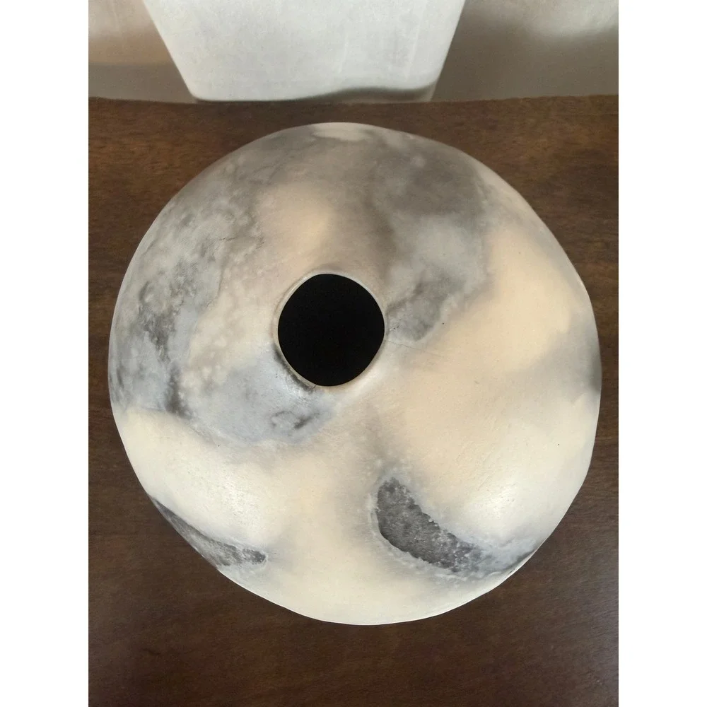 Original Will‎ Johnson Signed Navajo Pottery Vase Gray Blue 7